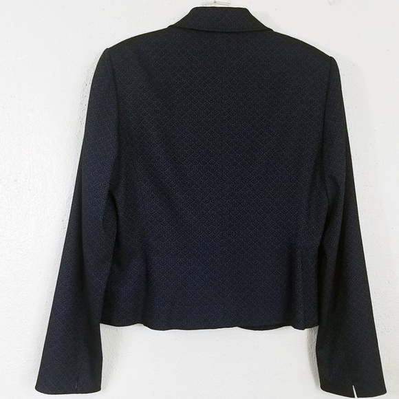 Tahari Women's Navy Blue French Shell Jacket Suit Coat Blazer - Picture 5 of 8